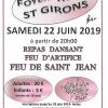 Affiche feu st jean 2019