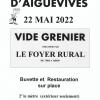 Affiche vide grenier du 22 mai 2022