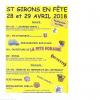 Affiche du marché du terroir des 28 et 29 avril 2018