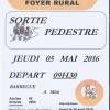 Sortie pédestre du 5 mai 2016