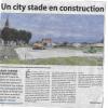 Un city stade en construction