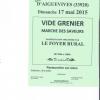 Vide grenier du 17 mai 2015