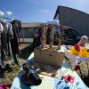 Vide grenier du dimanche 18 mai; un stand