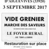 Vide grenier du 3 septembre 2017