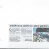 Vide grenier du 4 septembre 2016 ( journal haute gironde)